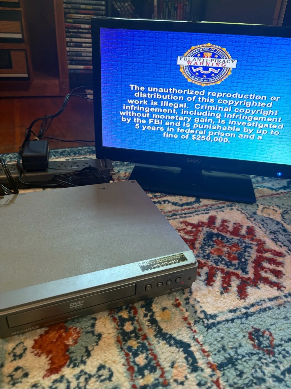 Magnavox Silver DVD Player - Compact Console
